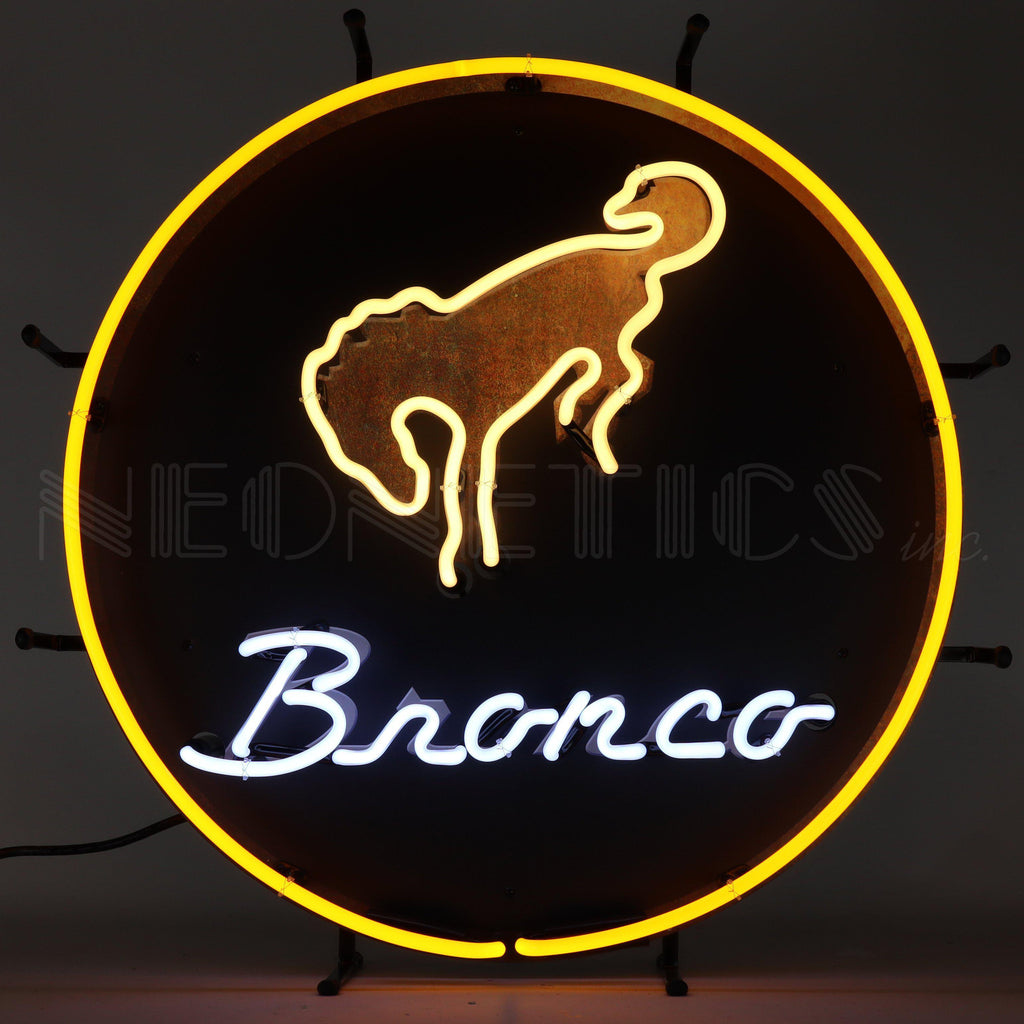 Bronco Signs-The Neon Garage
