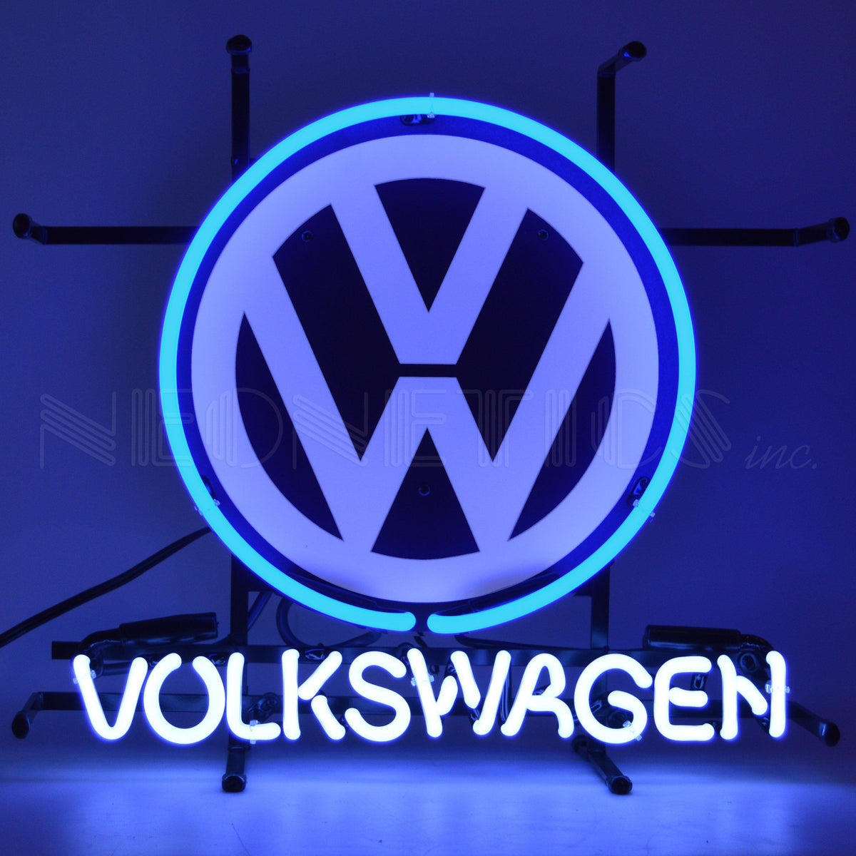Volkswagen Neon Clocks | VW Signs | Grease Monkey Garage