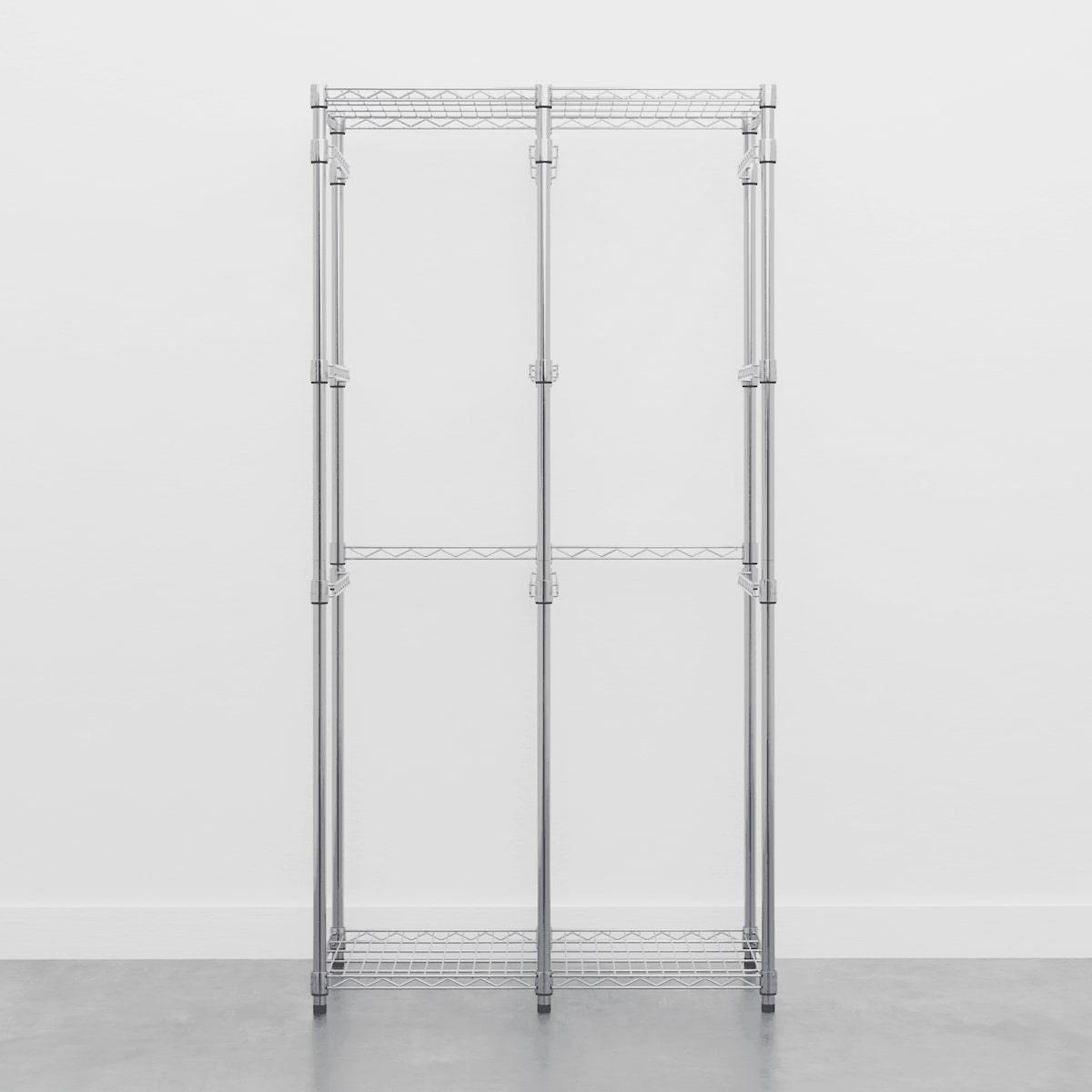 12 Gallon Storage Bin Rack-Wire Shelving-Grease Monkey Garage