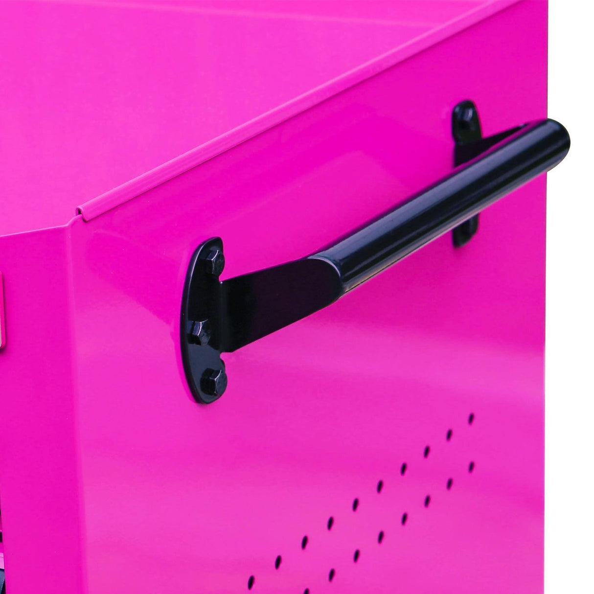 16-Inch 5-Drawer Rolling Salon Cart, Pink, Set of Three-Grease Monkey Garage