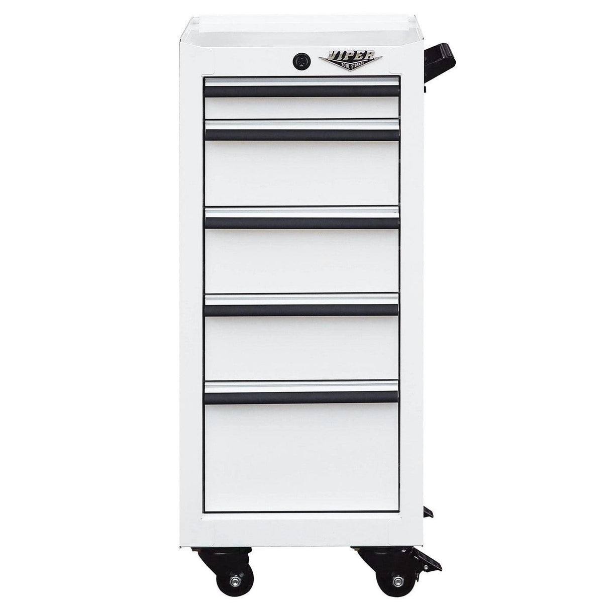 16-Inch 5-Drawer Rolling Salon Cart, Set of Three-Grease Monkey Garage