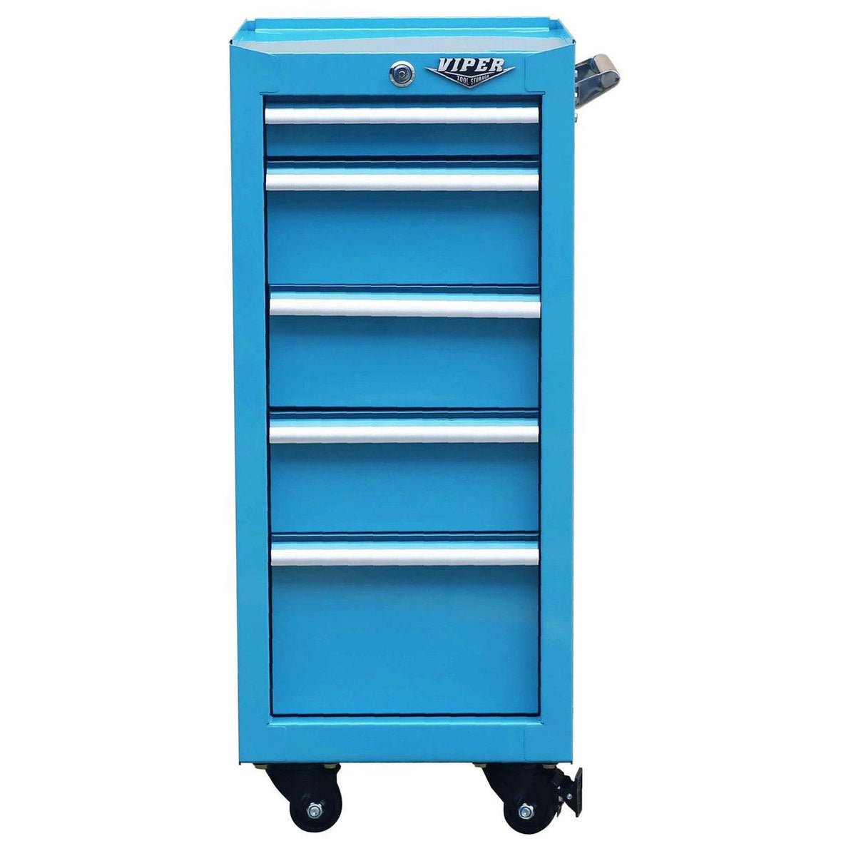 16-Inch 5-Drawer Rolling Salon Cart, Set of Three-Grease Monkey Garage