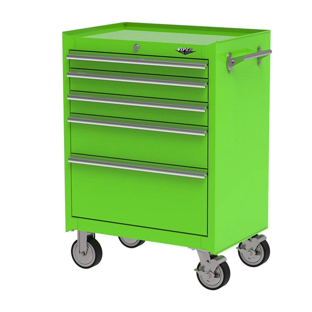 26-Inch 5-Drawer Rolling Cabinet-Grease Monkey Garage