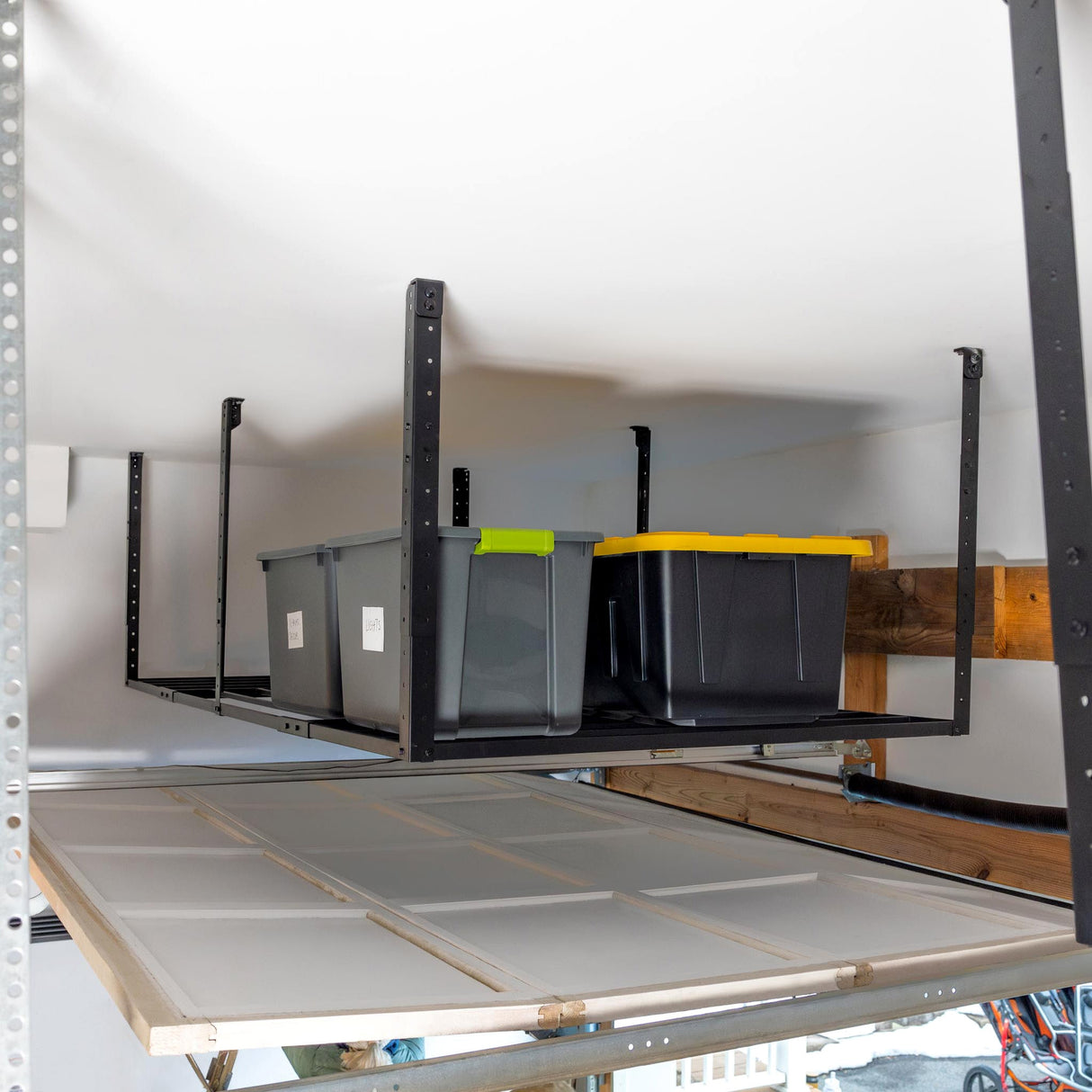 3' x 8' Faber Overhead Garage Storage with Hooks | Holds 700 lbs-Ceiling-Grease Monkey Garage