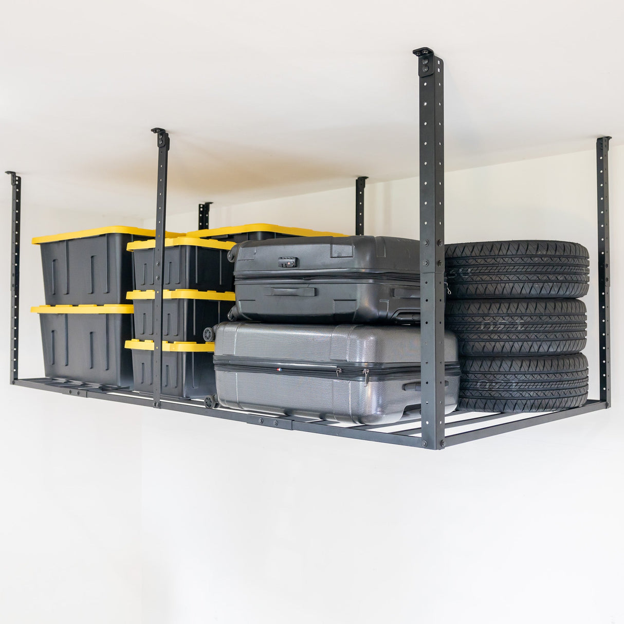 4' x 8' Faber Overhead Garage Shelving | Holds 700 lbs-Ceiling-Grease Monkey Garage