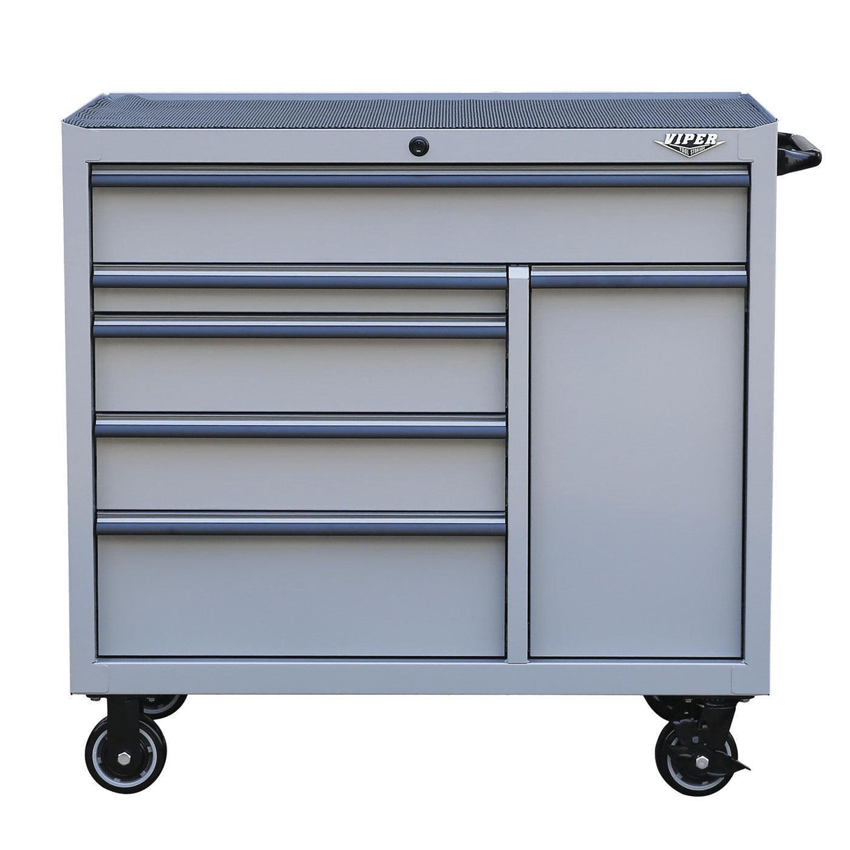 41-Inch 6-Drawer Rolling Cabinet with Power Drawer-Grease Monkey Garage