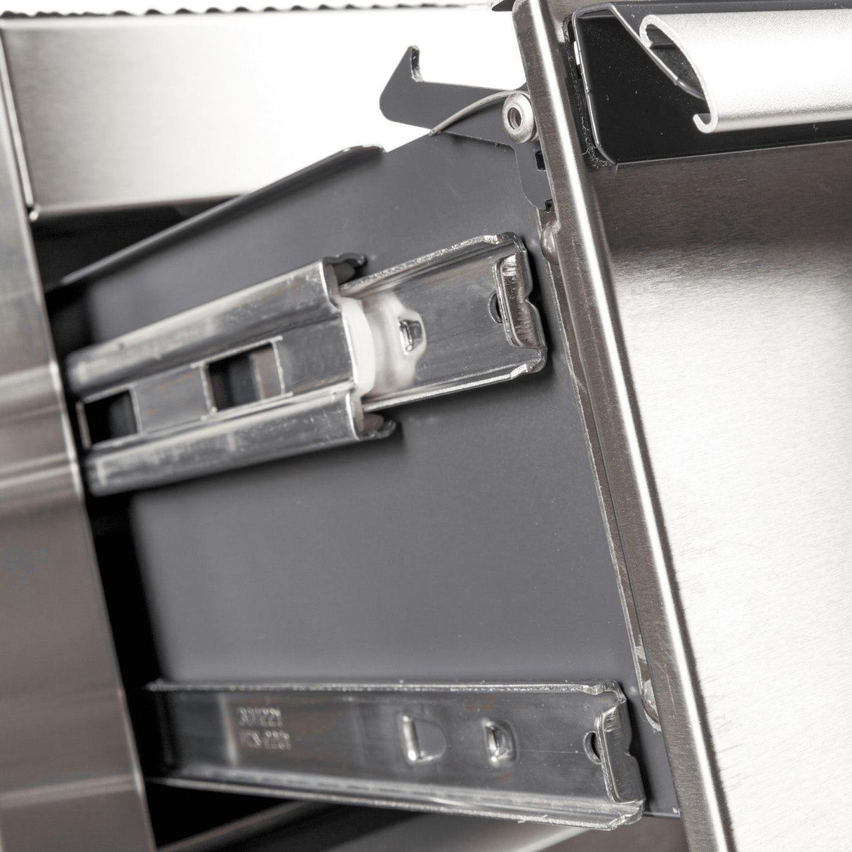 41-Inch 9-Drawer Stainless Steel Rolling Cabinet-Grease Monkey Garage