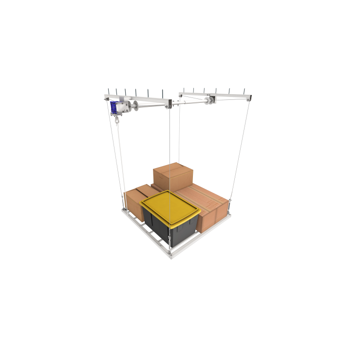 4'x4' E-Z Lift - 8' Drop-Grease Monkey Garage