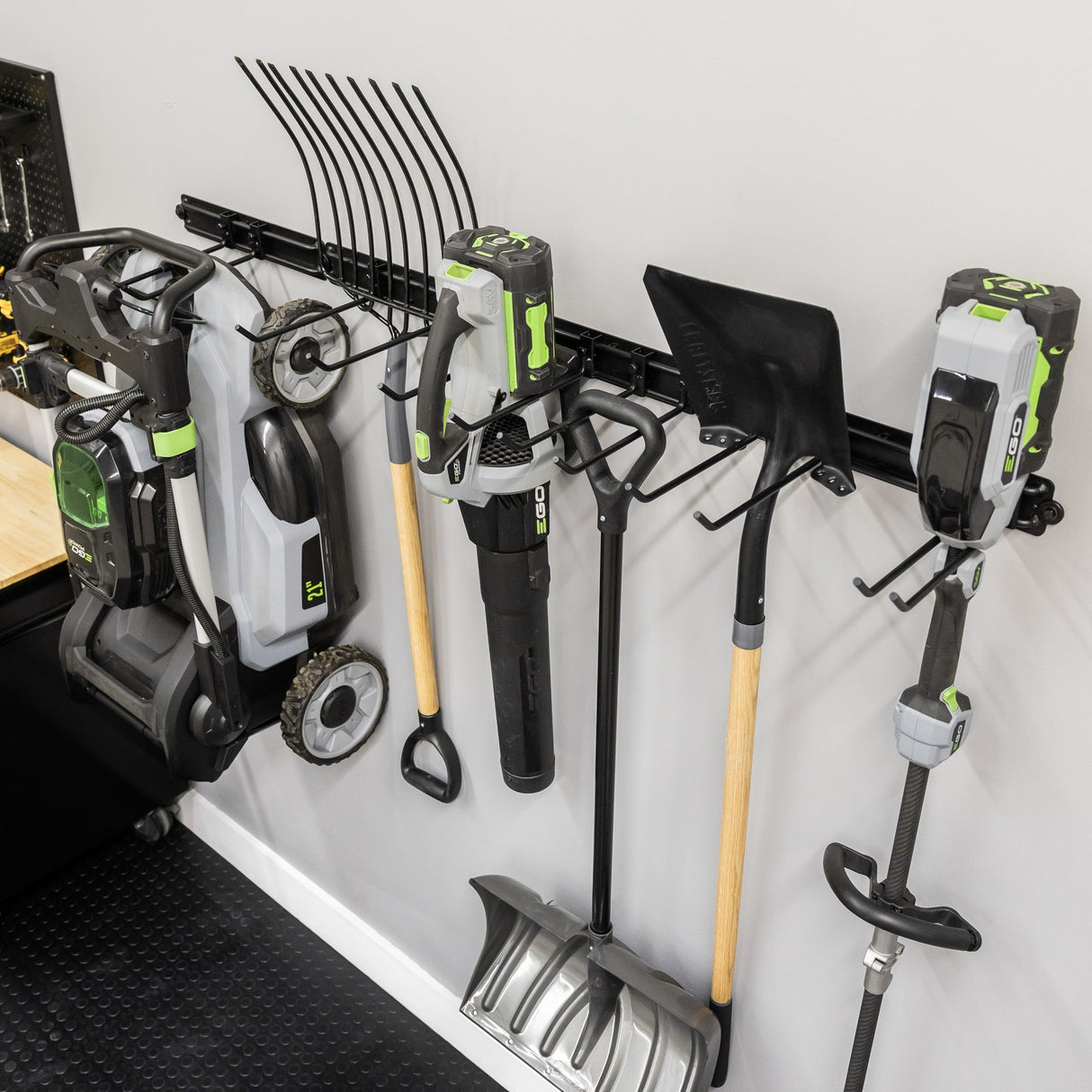 64" Modular Multi-Use Adjustable Garage Organizer | Holds 600 lbs-Wall Mounted-Grease Monkey Garage