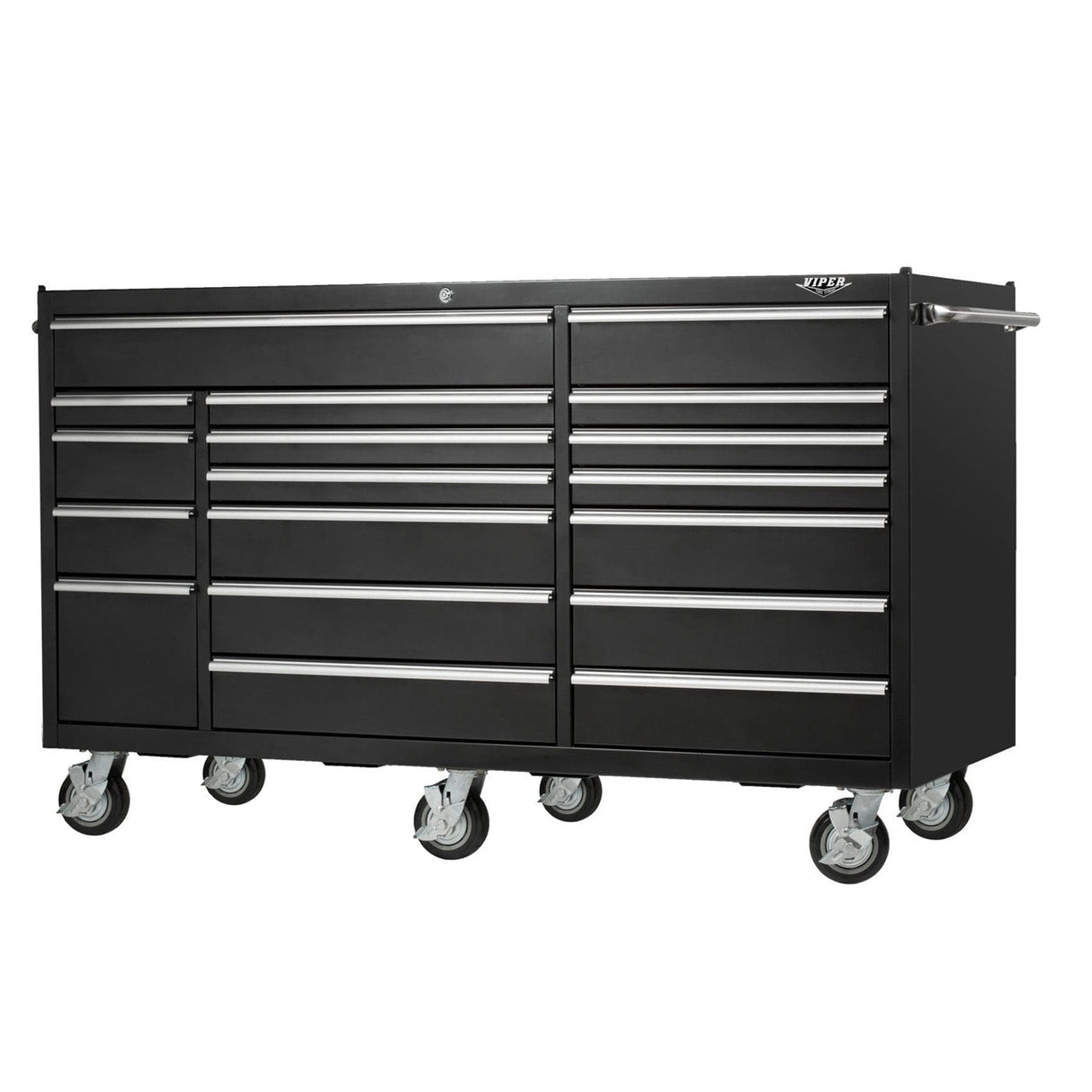 72-Inch 18-Drawer Rolling Cabinet-Grease Monkey Garage