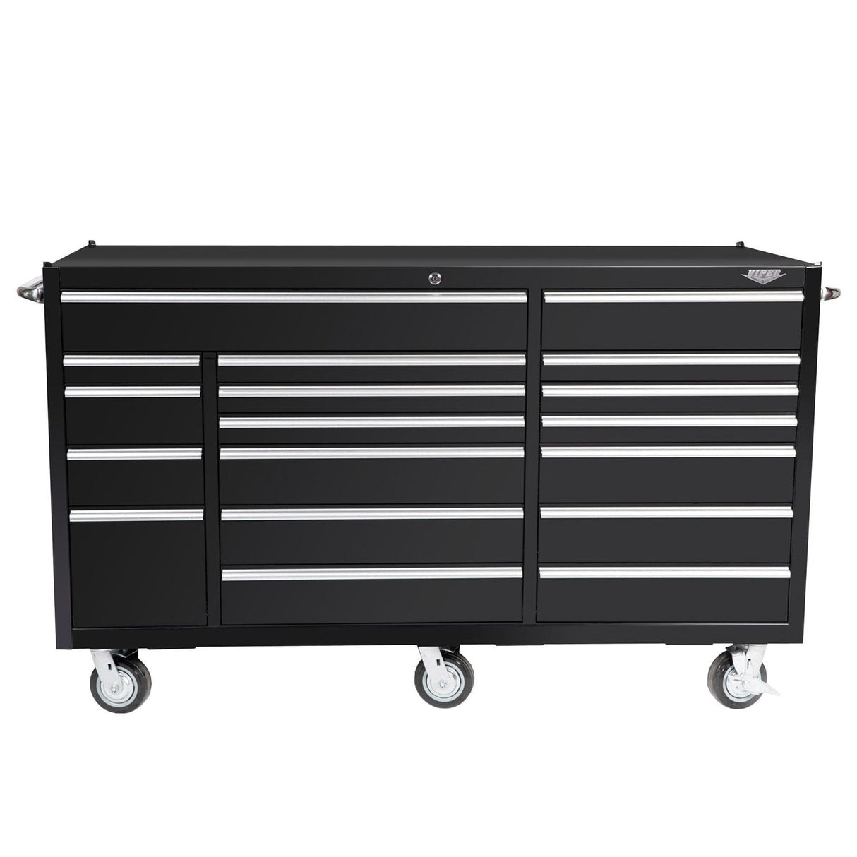 72-Inch 18-Drawer Rolling Cabinet-Grease Monkey Garage