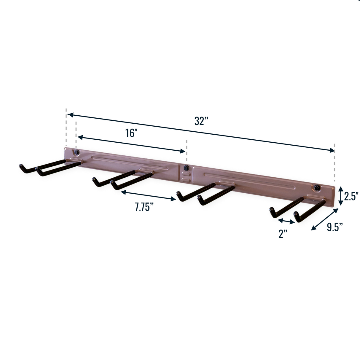 Bedrock Garage Tool Organizer | Mud-Wall Mounted-Grease Monkey Garage