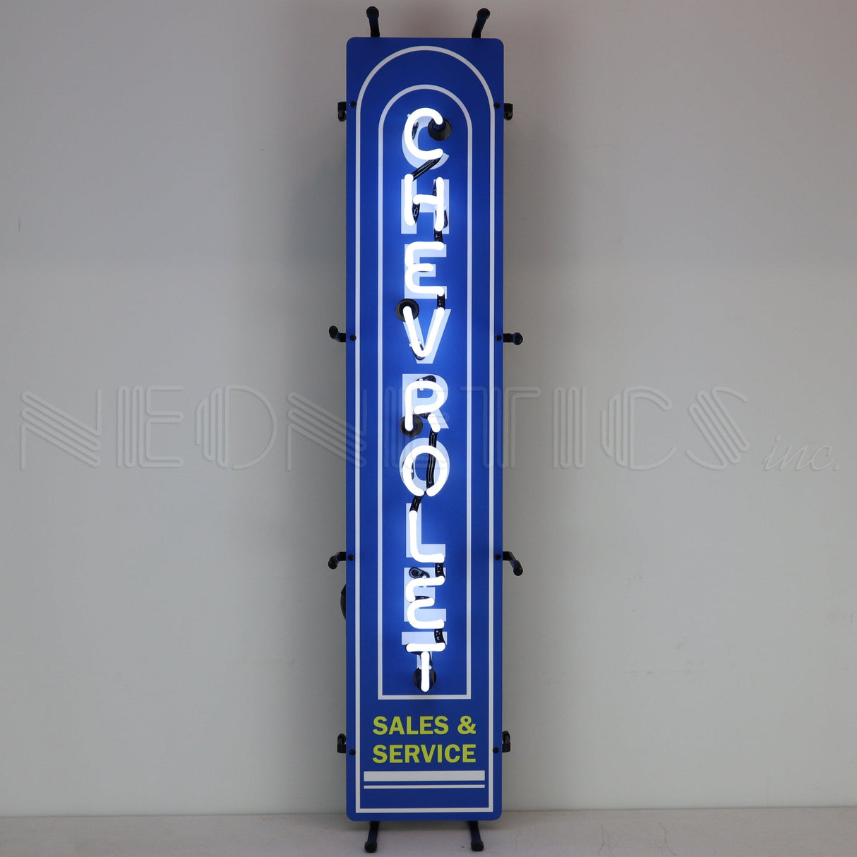 Chevrolet Vertical Junior Neon Sign-Neon Signs-Grease Monkey Garage
