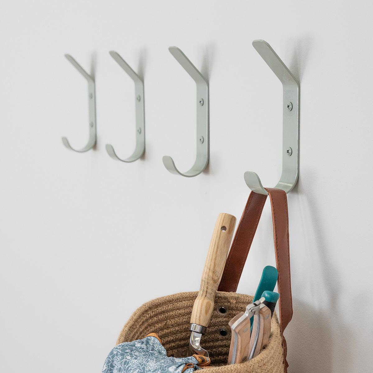 Crozet Multipurpose Wall Hooks | 4-Pack | Cactus-Wall Mounted-Grease Monkey Garage