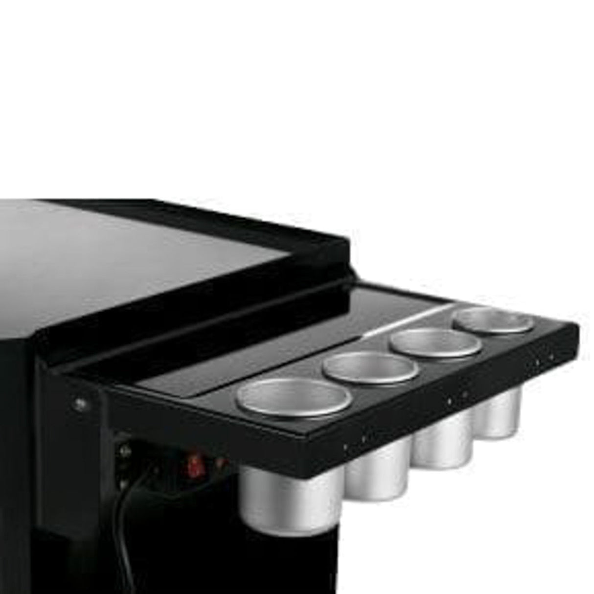 Folding Side Shelf with Power Strip for Salon Cart-Grease Monkey Garage