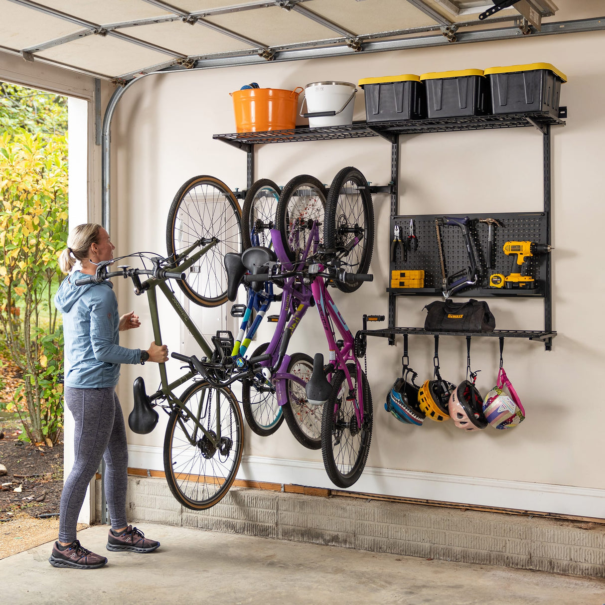 G-Storage Pro | Adjustable Wall Storage System | Holds 500 lbs-Wall Mounted-Grease Monkey Garage