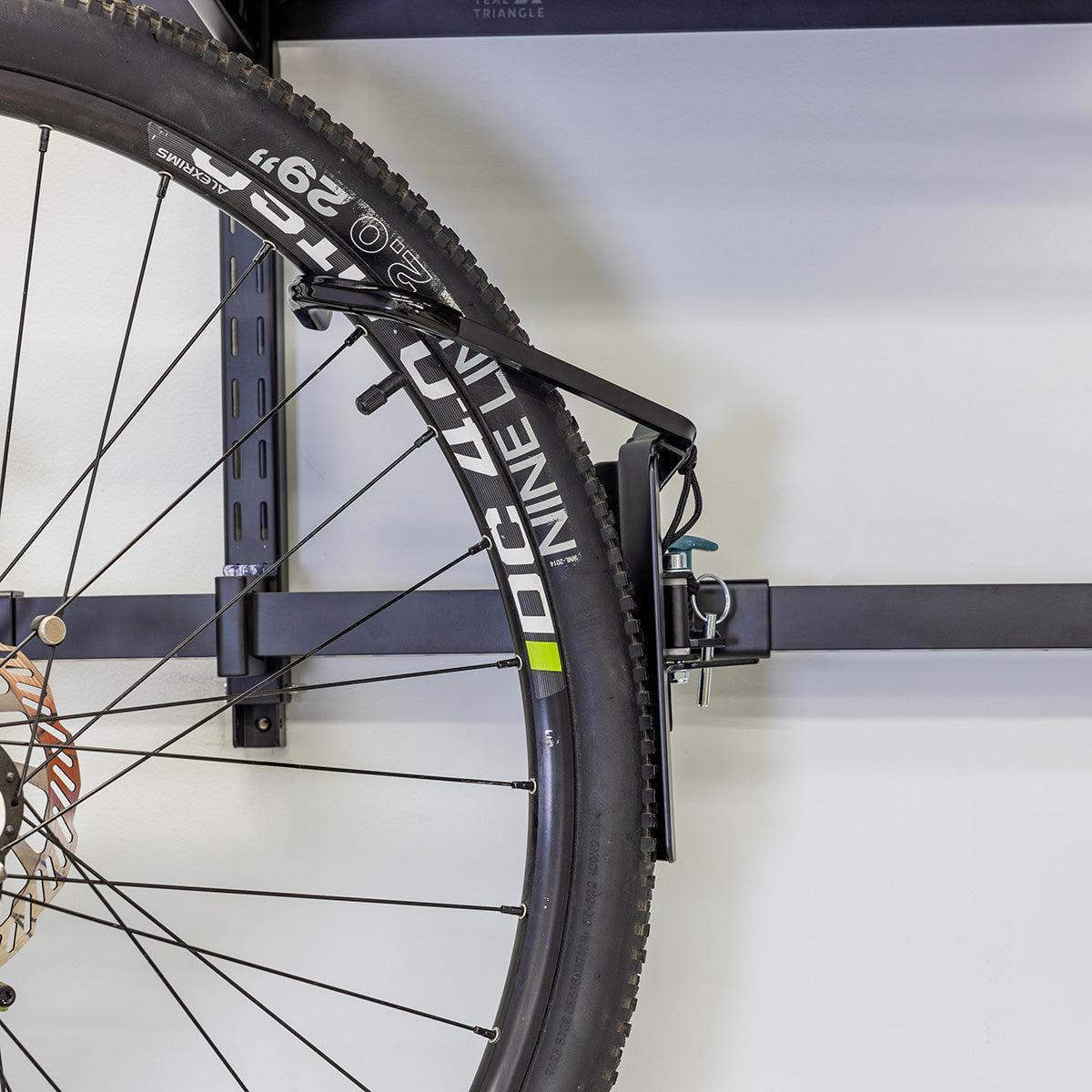 G-Swivel Bike + Shelf | Adjustable Wall Storage System | Holds 4 Bikes-Wall Mounted-Grease Monkey Garage