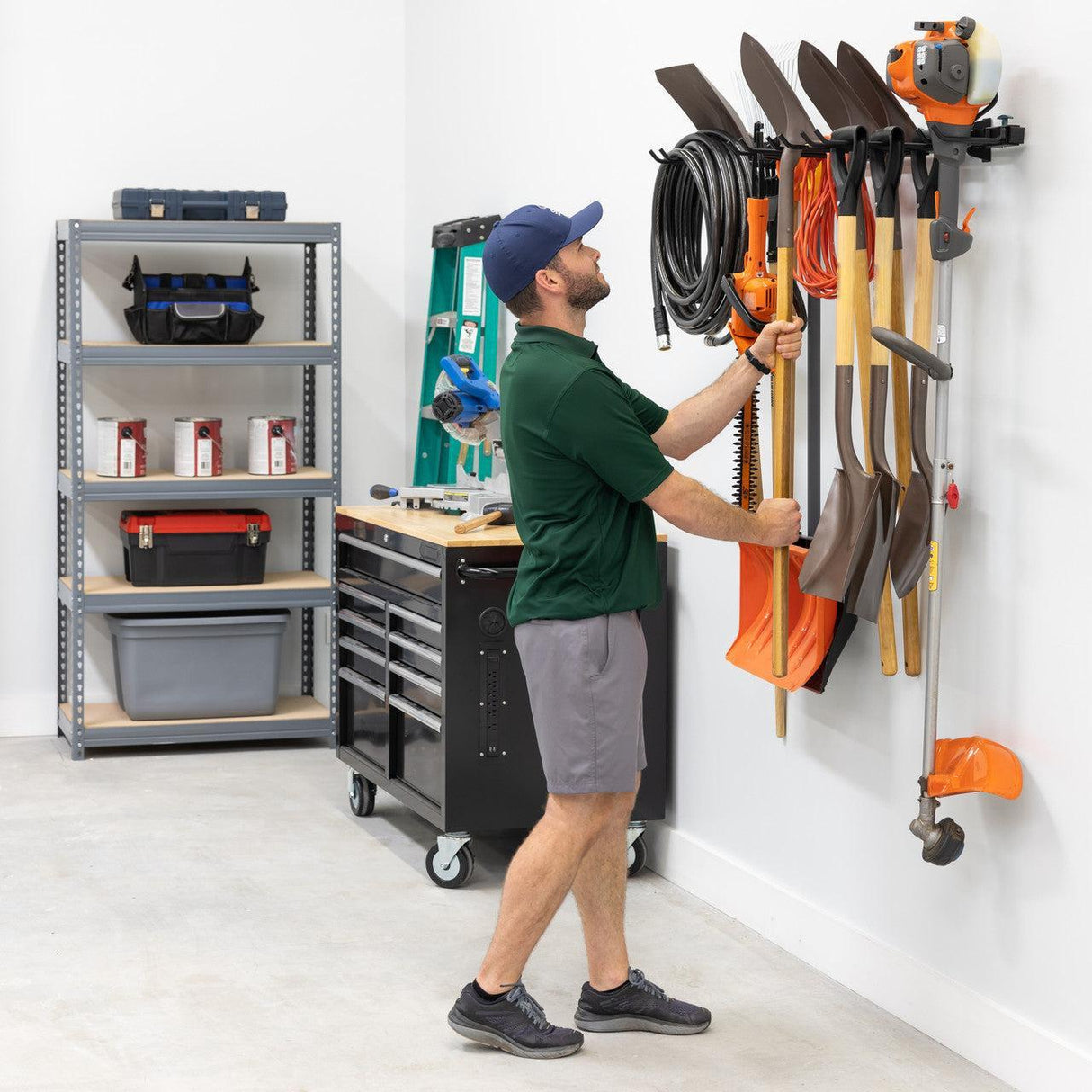 G-Tool | Adjustable Wall Storage System | Holds 300 lbs-Wall Mounted-Grease Monkey Garage