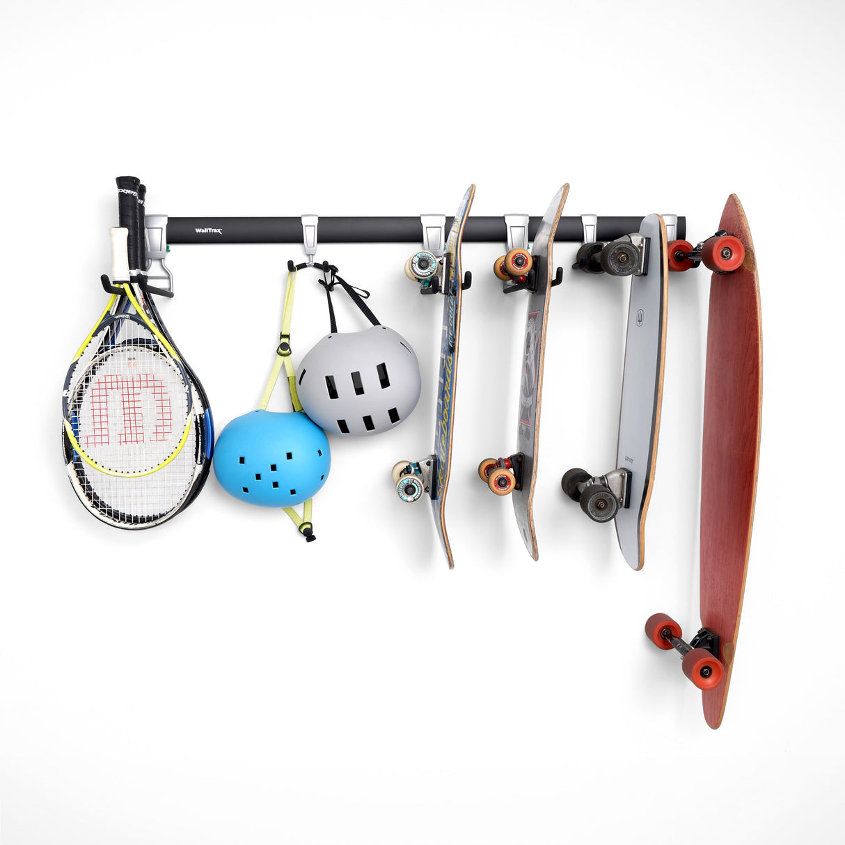 Garage Track System | Double Hook Large & Small 6-Pack-Wall Trax-Grease Monkey Garage