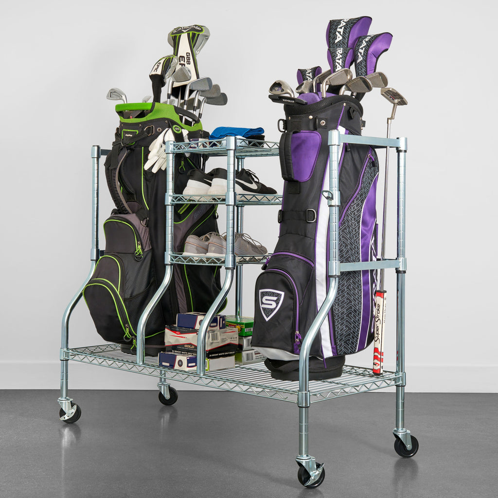 Golf Bag Organizer-Golf Rack-Grease Monkey Garage