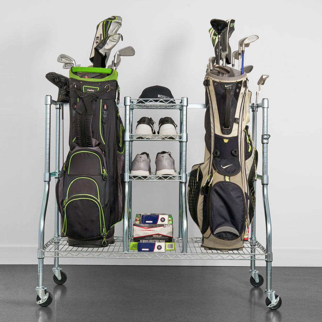Golf Bag Organizer-Golf Rack-Grease Monkey Garage