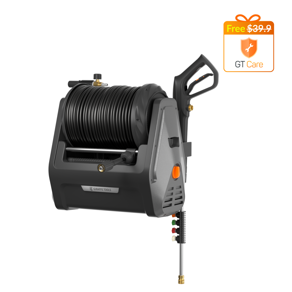 Grandfalls Retractable Pressure Washer-Retractable Pressure Washer-Grease Monkey Garage