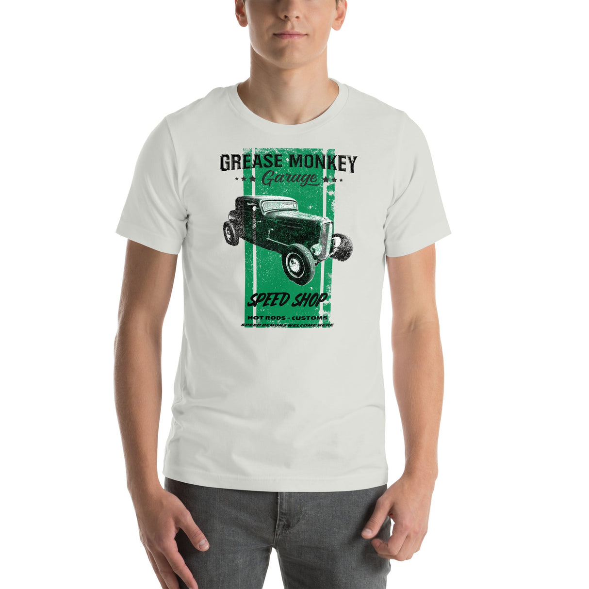 Grease Monkey Garage Speed Shop Unisex T-Shirt-Grease Monkey Garage