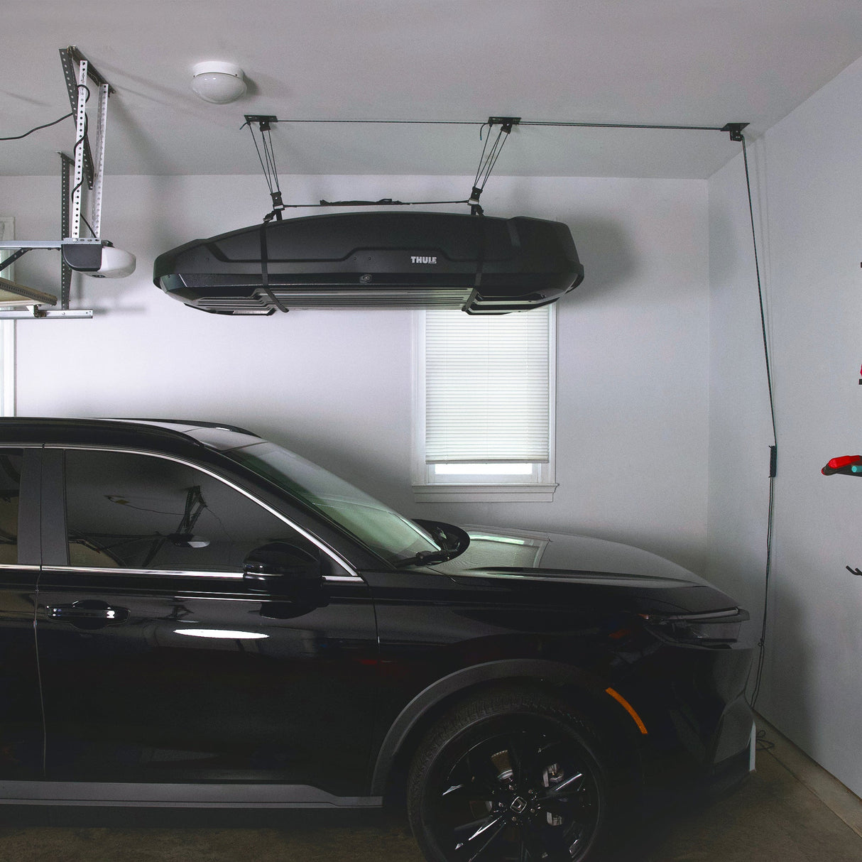 Heavy Duty Cargo Box Hoist Garage Ceiling Storage Hoist | Holds up to 150 lbs-Ceiling-Grease Monkey Garage