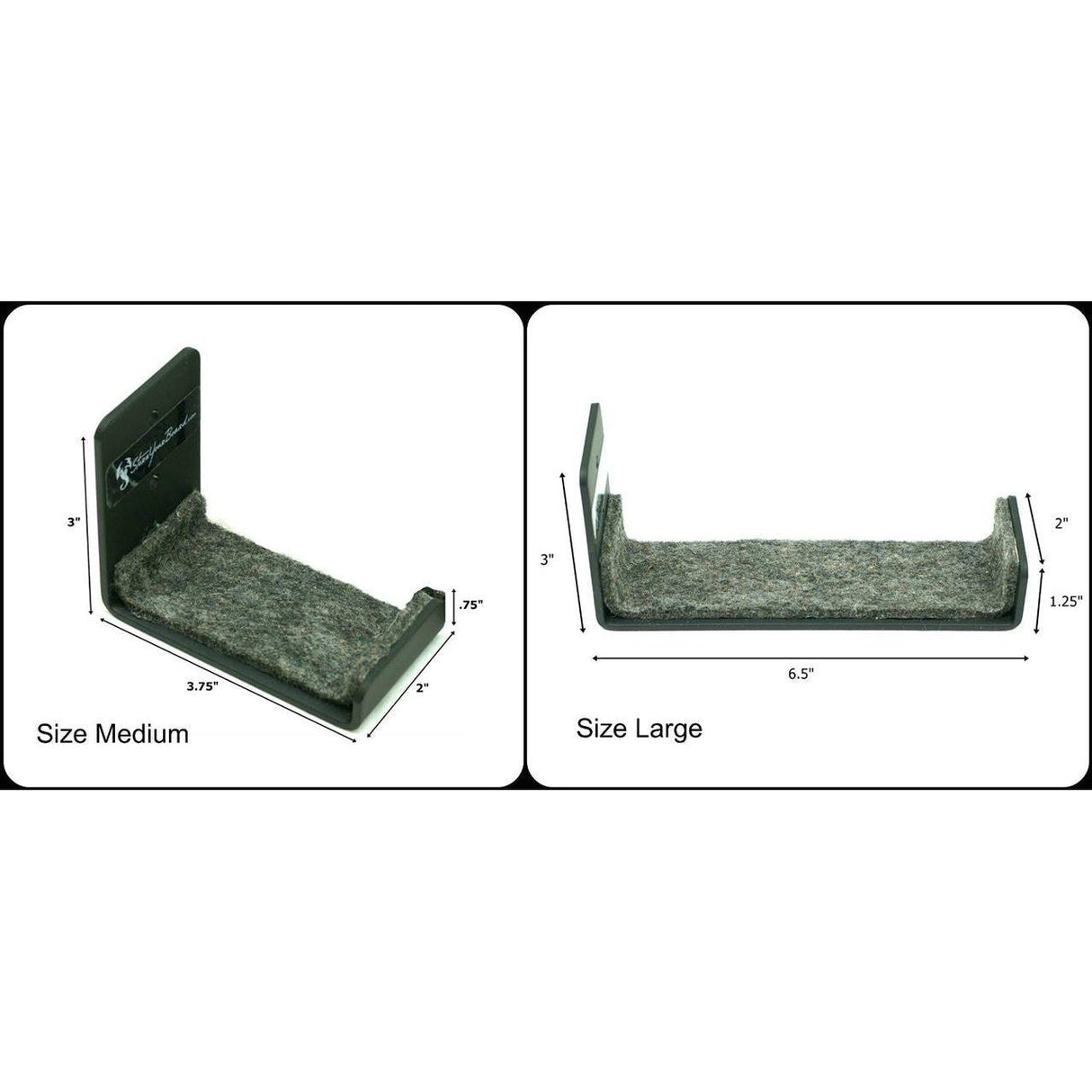 Keystone Minimalist Snowboard Display Rack | Holds 30 lbs | Medium-Wall Mounted-Grease Monkey Garage