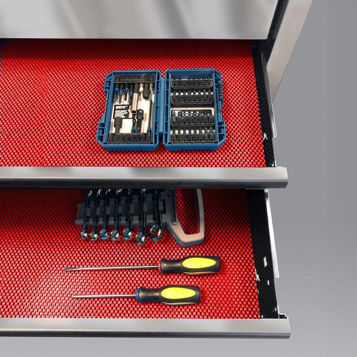 Non-Slip Non-Adhesive Drawer Liner Roll-Grease Monkey Garage