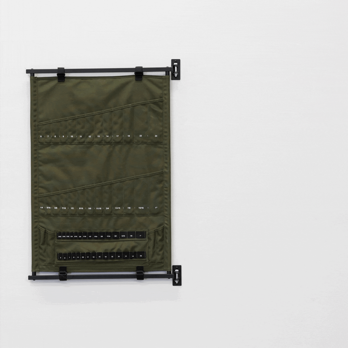 Pivot Panel Tool Organizer | High Pine Green-Wall Mounted-Grease Monkey Garage