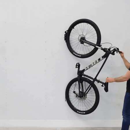 Swivel Mount Bike Storage Rack | Garage Wall Hook | Mud-Wall Mounted-Grease Monkey Garage