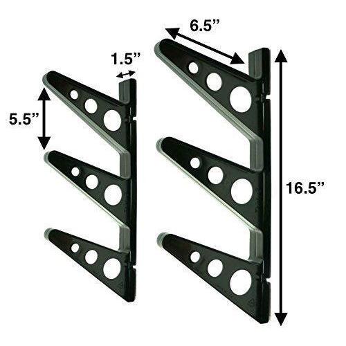 Trifecta Fishing Rod Storage Rack | 3 Levels-Wall Mounted-Grease Monkey Garage