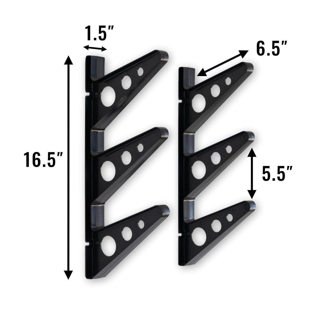 Trifecta Tool Storage Rack | 3 Levels-Wall Mounted-Grease Monkey Garage