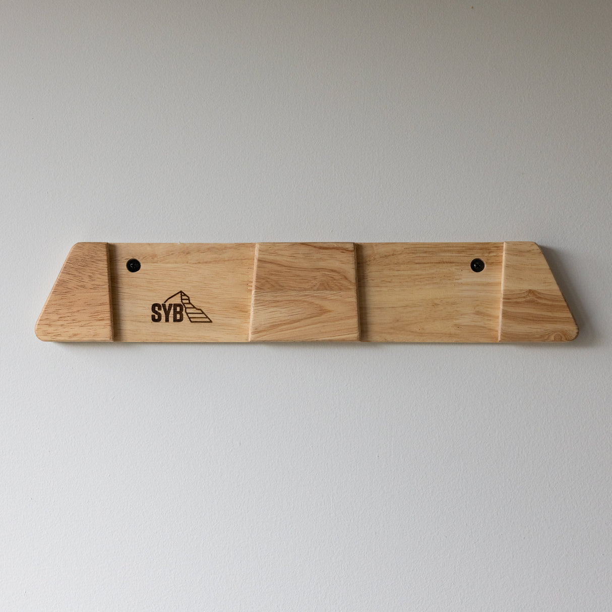 Vail Ski Display | Minimalist Wood Rack | Medium-Wall Mounted-Grease Monkey Garage