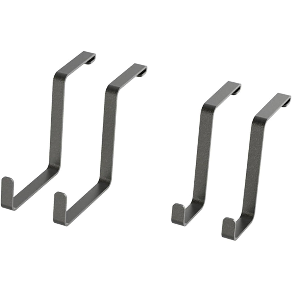 VersaRac & PWMS Multi-Pack Hanging Hooks Grey (2x 4in and 2x 8in S-hooks)-Grease Monkey Garage