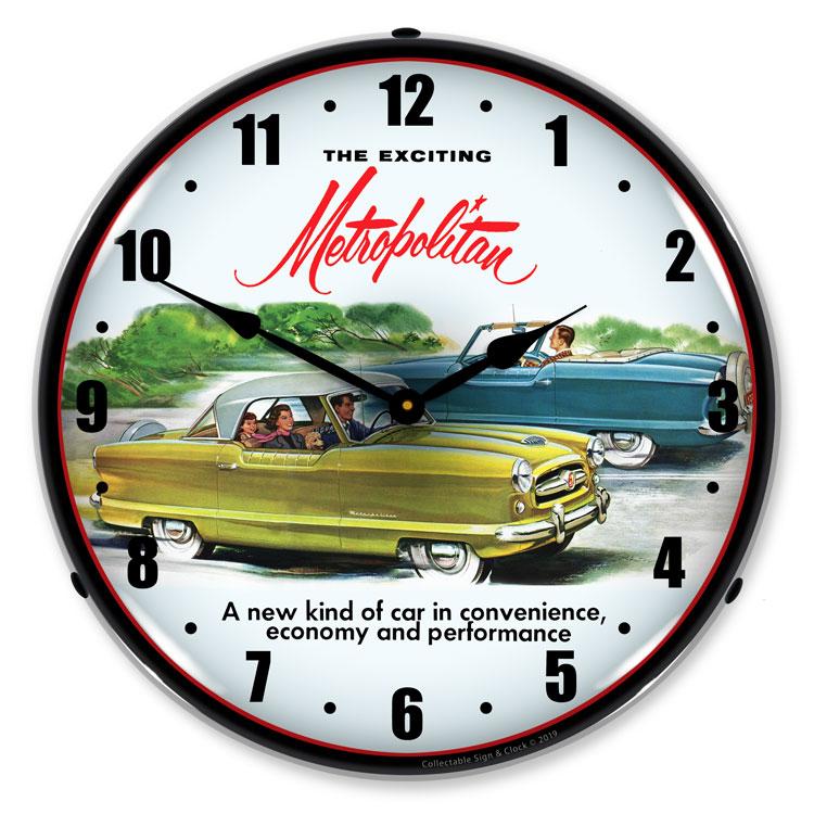 1955 Metropolitan LED Clock-LED Clocks-Grease Monkey Garage