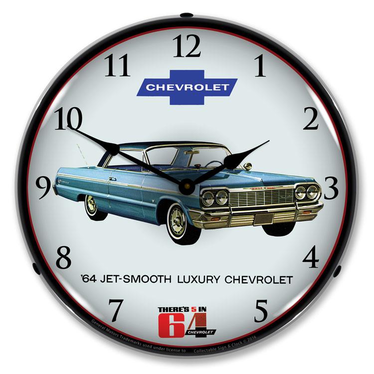 1964 Impala LED Clock-LED Clocks-Grease Monkey Garage