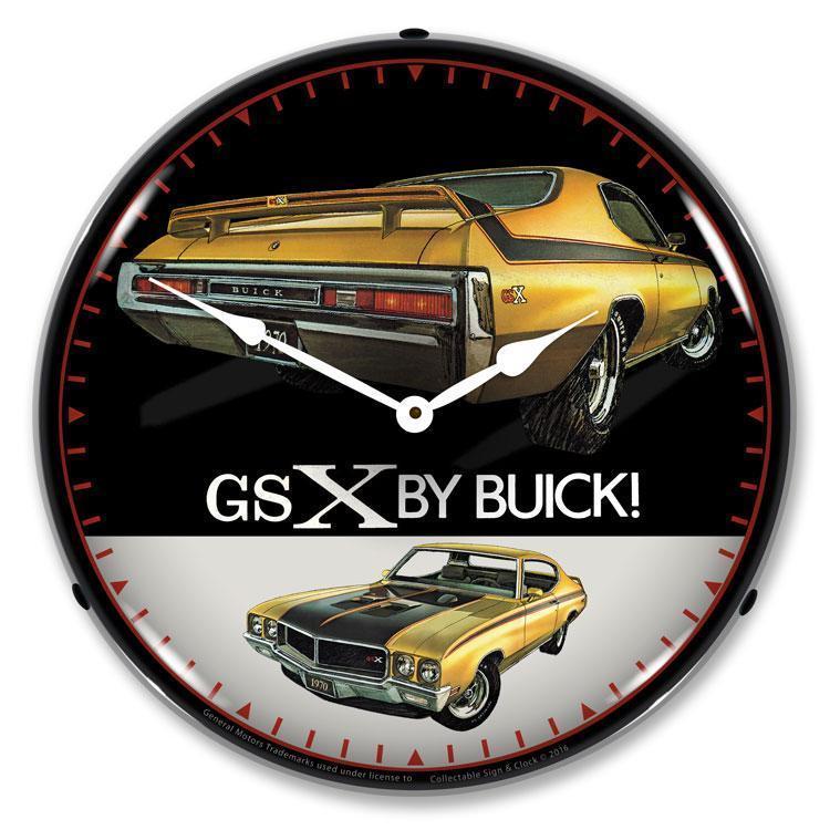 1970 Buick GSX Backlit LED Clock-LED Clocks-Grease Monkey Garage