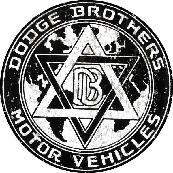 Aged Dodge Brothers Motor Vehicles Metal Sign-Metal Signs-Grease Monkey Garage