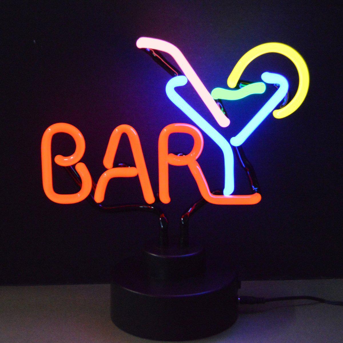 Bar Martini Neon Sculpture-Neon Sculptures-Grease Monkey Garage