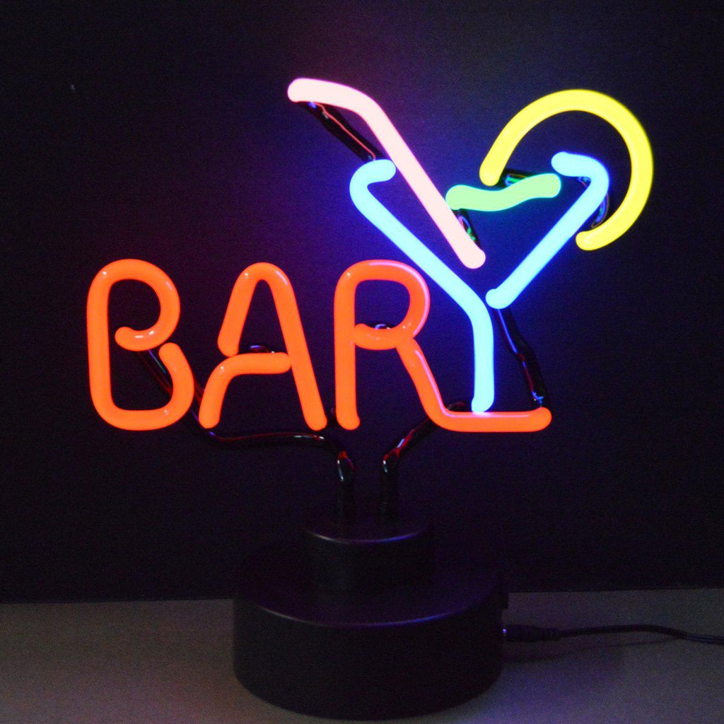 Bar Martini Neon Sculpture-Neon Sculptures-Grease Monkey Garage