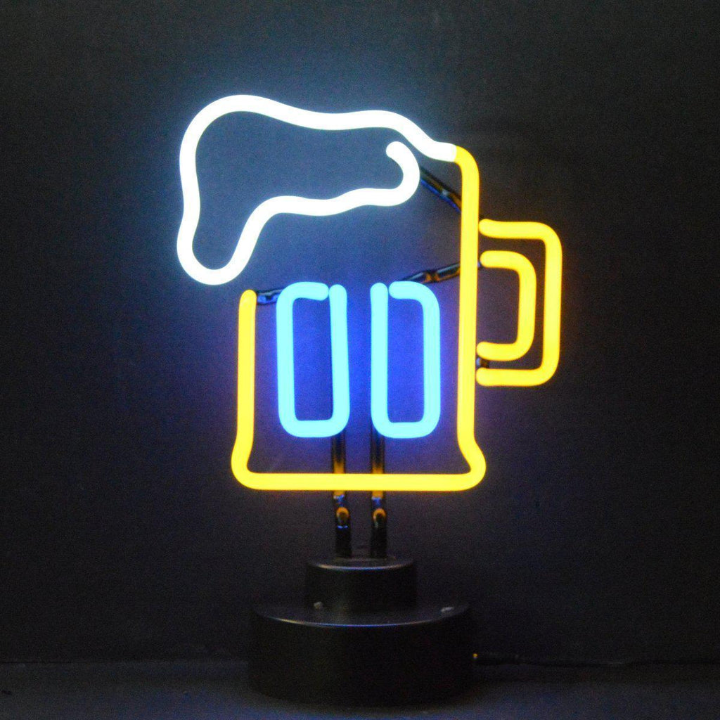 Beer Mug Neon Sculpture-Neon Sculptures-Grease Monkey Garage