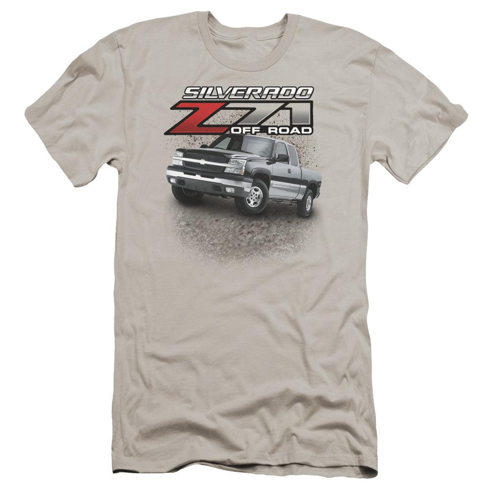 Chevrolet Silverado Z71 Premium Slim Fit Short-Sleeve T-Shirt-Grease Monkey Garage