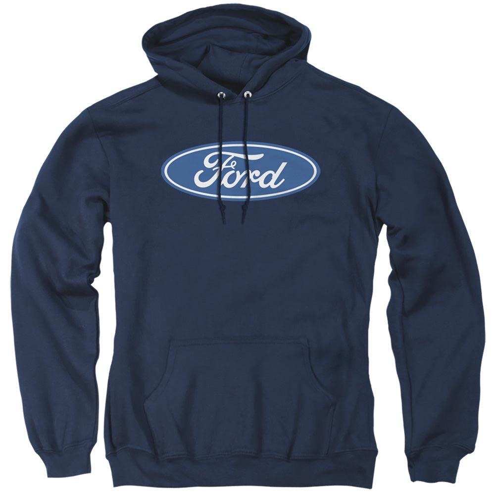 Ford Blue Oval Dimensional Logo Pullover Hoodie-Grease Monkey Garage
