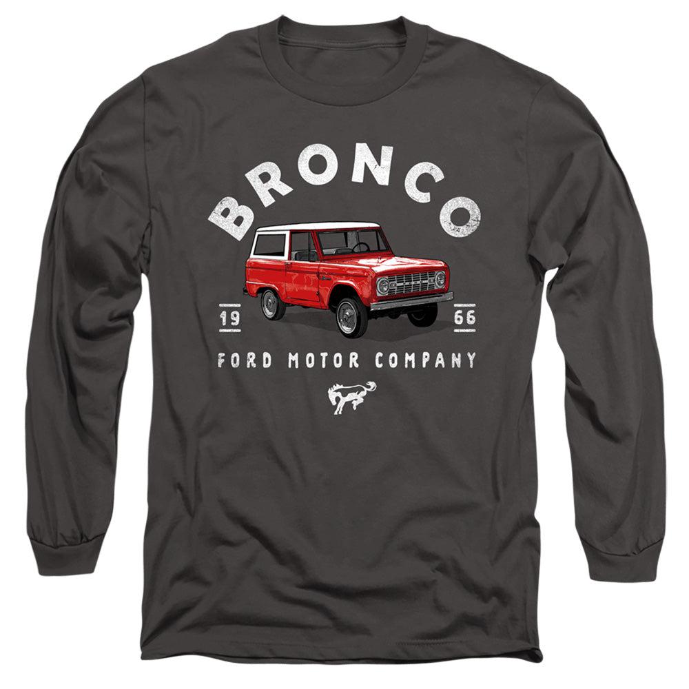 Ford Bronco Illustrated Long-Sleeve T-Shirt-Grease Monkey Garage