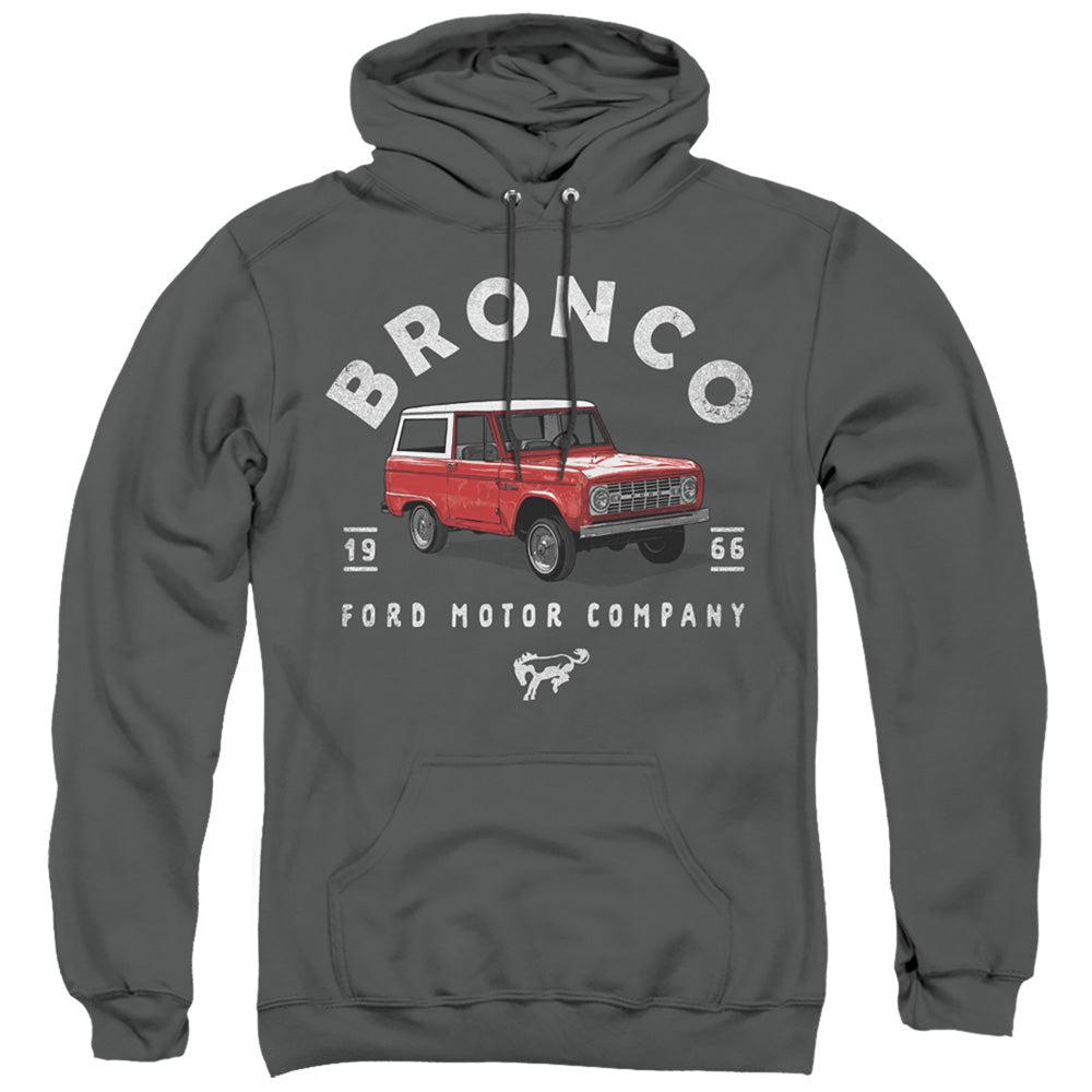 Ford Bronco Illustrated Pullover Hoodie-Grease Monkey Garage