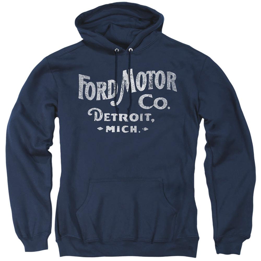 Ford Motor Co Heritage Logo Pullover Hoodie-Grease Monkey Garage