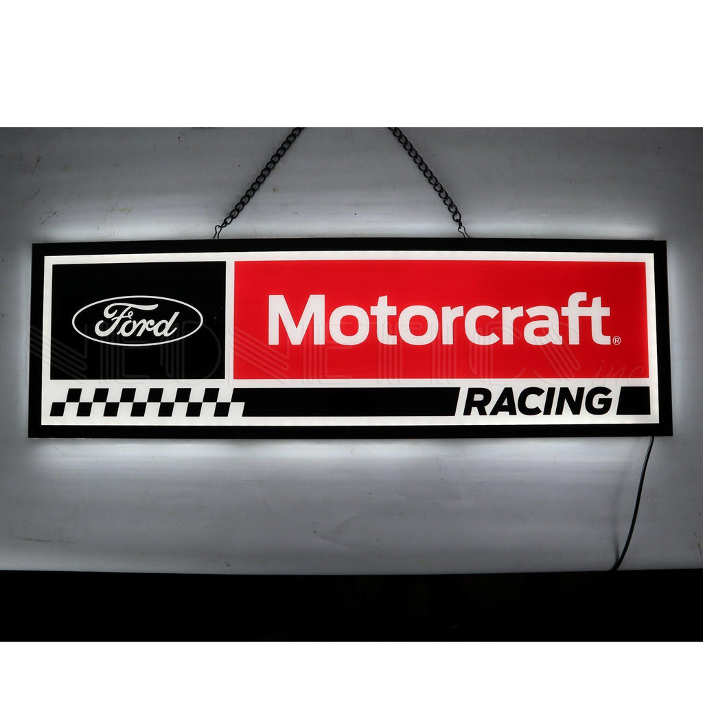 Ford Motorcraft Racing Slim LED Sign-Grease Monkey Garage