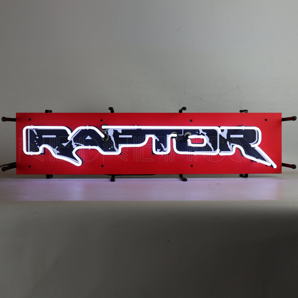 Ford Raptor Junior Neon Sign with Backing-Neon Signs-Grease Monkey Garage